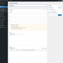 Page screenshot: Locations → Add location
