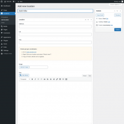 Page screenshot: Locations → Add location