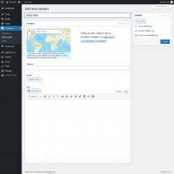 Page screenshot: Locations → Add location