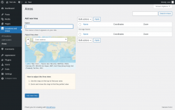 Page screenshot: Locations and Areas → Areas