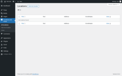 Page screenshot: Locations and Areas
