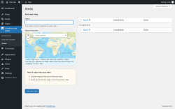 Page screenshot: Locations and Areas → Areas