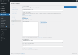 Page screenshot: Locatoraid → Configuration