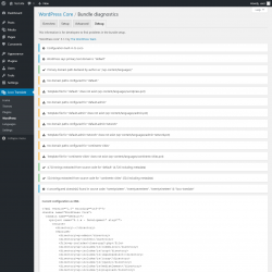 Page screenshot: Loco Translate &rarr; WordPress &rarr; 
            Debug 
        