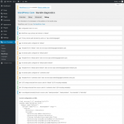 Page screenshot: Loco Translate &rarr; WordPress &rarr; 
            Debug 
        