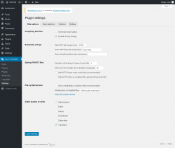 Page screenshot: Loco Translate &rarr; Settings