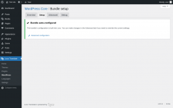 Page screenshot: Loco Translate &rarr; WordPress &rarr; 
            Setup 
        