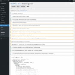 Page screenshot: Loco Translate &rarr; WordPress &rarr; 
            Debug 
        
