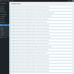 Page screenshot: Loco Translate &rarr; Themes