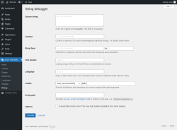 Page screenshot: Loco Translate &rarr; Debug