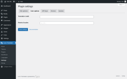 Page screenshot: Loco Translate &rarr; Settings &rarr; 
            User options 
        