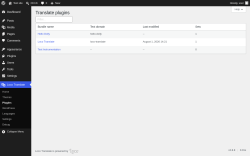 Page screenshot: Loco Translate &rarr; Plugins