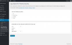 Page screenshot: Tools → Log cleaner for iThemes Security