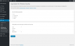 Page screenshot: Tools → Log cleaner for iThemes Security