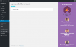 Page screenshot: Tools → ITSec Log Cleaner