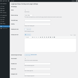 Page screenshot: LR Coming Soon
