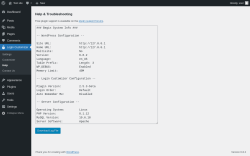 Page screenshot: Login Customizer → Help