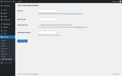 Page screenshot: Settings → Login with Google