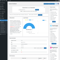 Page screenshot: Loginizer Security