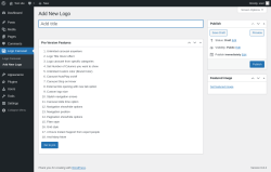 Page screenshot: Logo Carousel → Add New Logo
