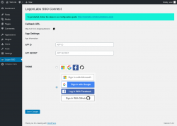 Page screenshot: Logon SSO