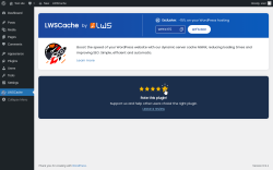 Page screenshot: LWSCache