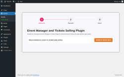 Page screenshot: Events