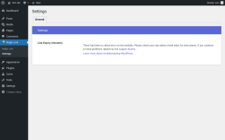 Page screenshot: Magic Link &rarr; Settings