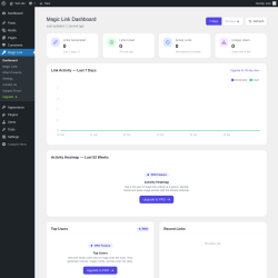 Page screenshot: Magic Link