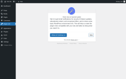Page screenshot: Magic Link &lsaquo; Test site &mdash; WordPress