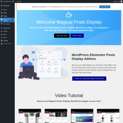 Page screenshot: Magical Posts Display