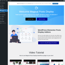 Page screenshot: Magical Posts Display