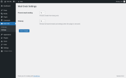 Page screenshot: Mail Grab → Settings
