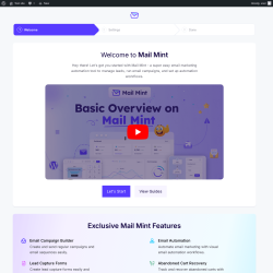 Page screenshot: Mail Mint - Setup Wizard