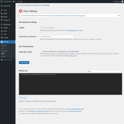 Page screenshot: MC4WP &rarr; Other