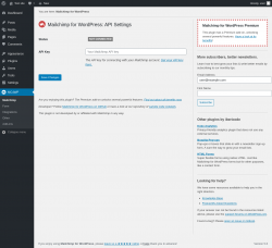 Page screenshot: MC4WP