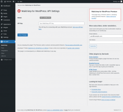 Page screenshot: MC4WP