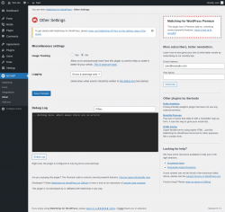 Page screenshot: MC4WP &rarr; Other
