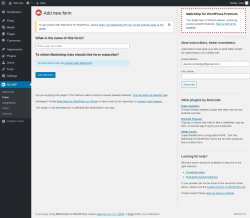 Page screenshot: MC4WP &rarr; Form