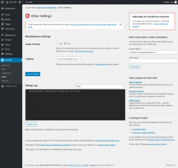 Page screenshot: MC4WP &rarr; Other