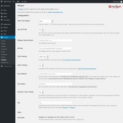 Page screenshot: Settings  &rarr; Mailgun
