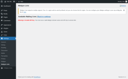 Page screenshot: Settings &rarr; Mailgun Lists