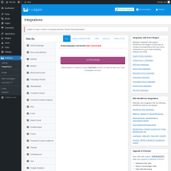 Page screenshot: MailOptin → Integrations →  Zoho Campaigns