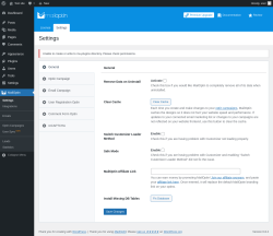 Page screenshot: MailOptin → 
                        Settings                    