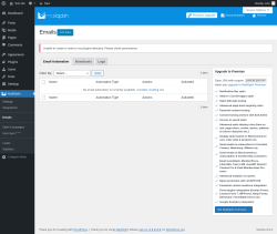 Page screenshot: MailOptin → Emails