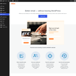 Page screenshot: MailPoet &rarr; Emails