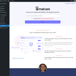 Page screenshot: MalCare
