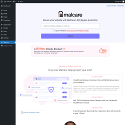 Page screenshot: MalCare