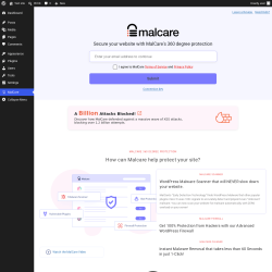 Page screenshot: MalCare