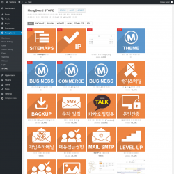 Page screenshot: MangBoard &rarr; STORE